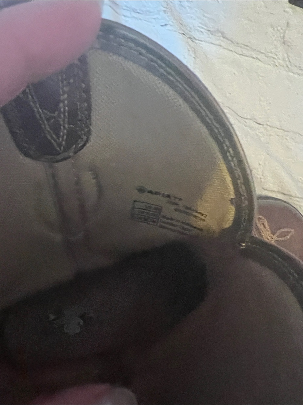 Ariat Cowboy Size 8 Brown Leather Western Cowboy Boots | Square Toe | EUC - Picture 5 of 7